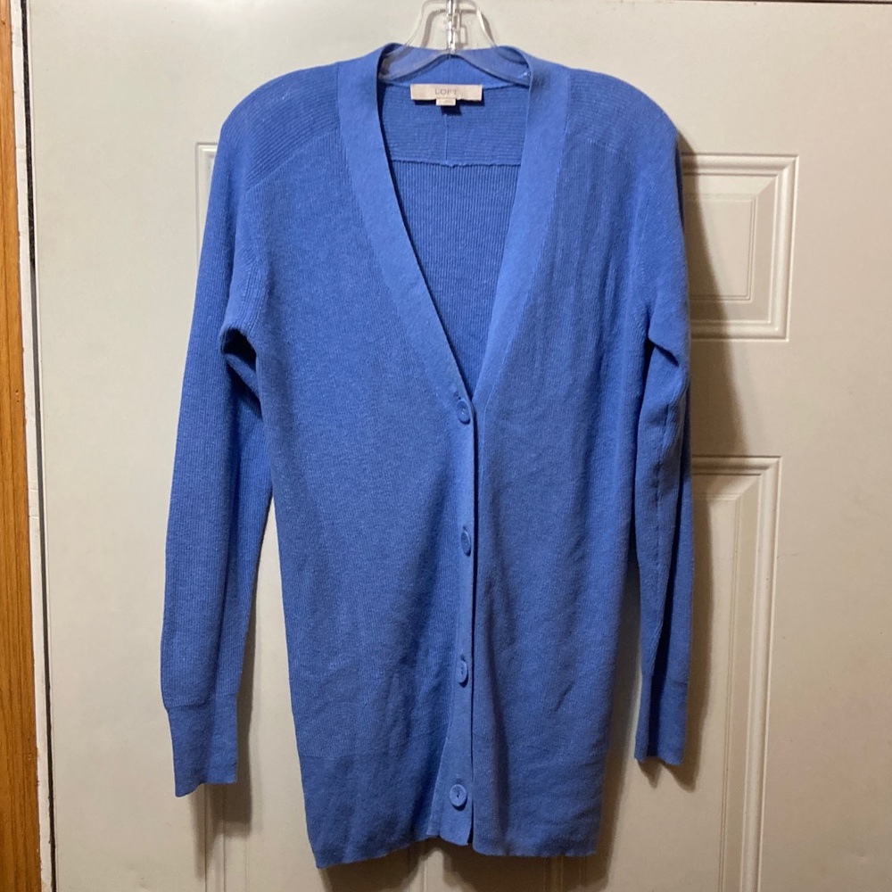 LOFT‎ Blue Women's Cardigan S